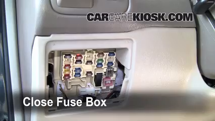 2001 corolla fuse box location